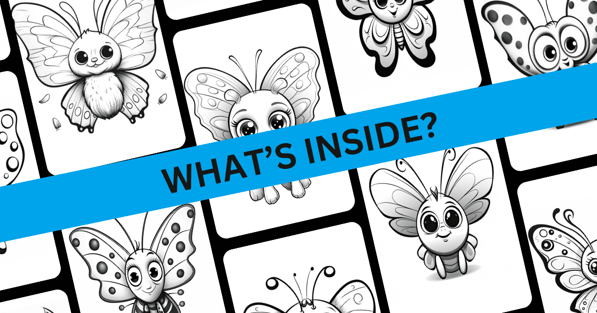 Butterfly Buddies Coloring Book for Kids