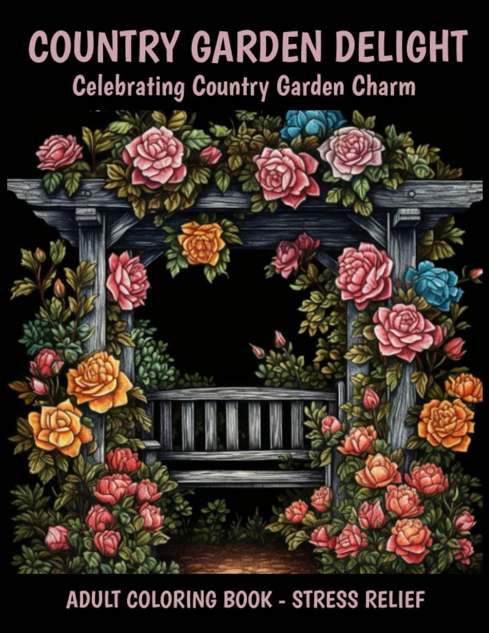 Country Garden Delight Coloring Book