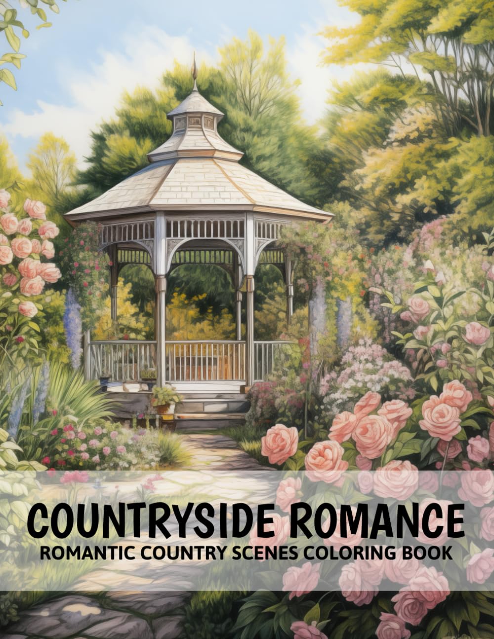 Countryside Romance Coloring Book