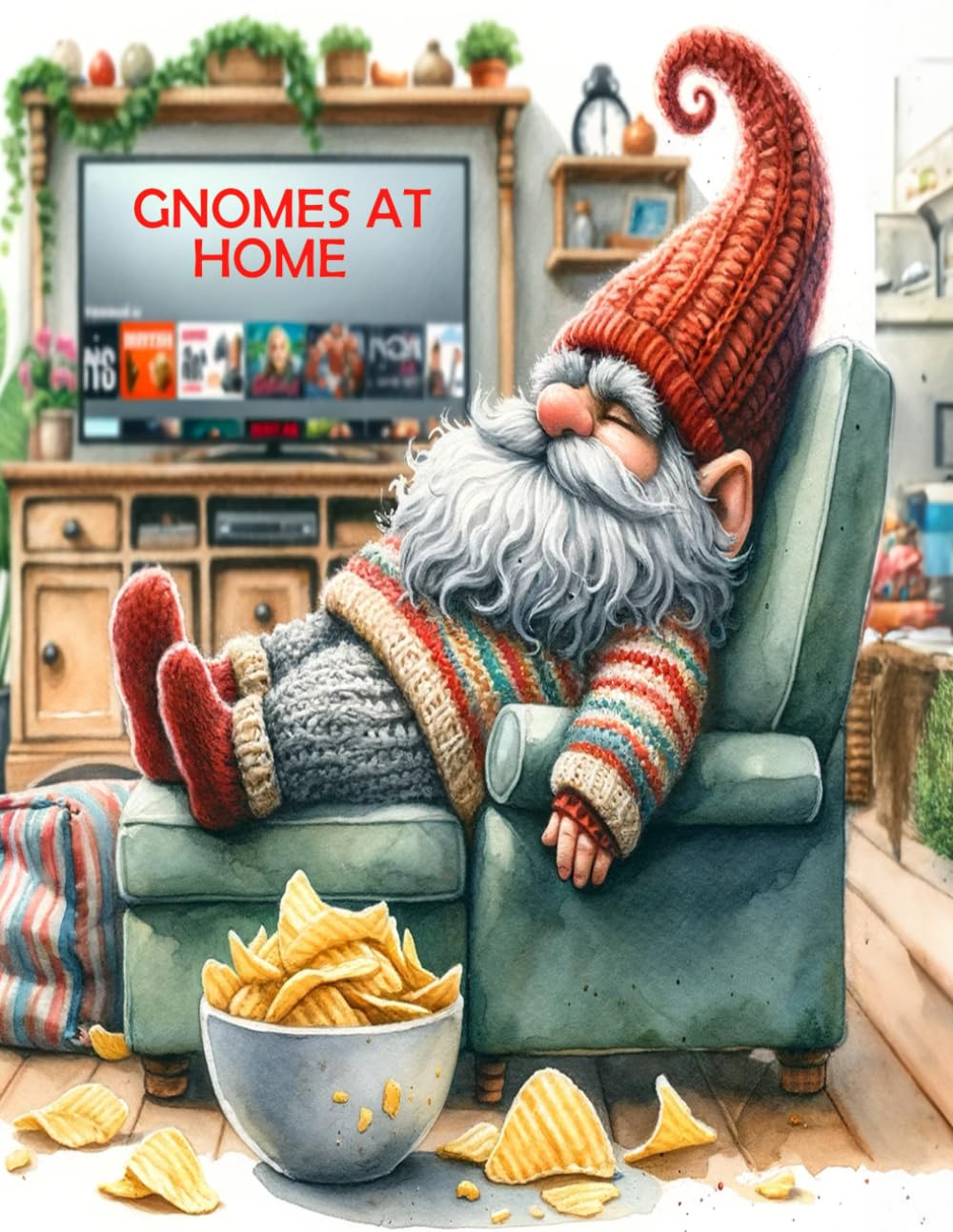 Gnomes at Home Coloring Book