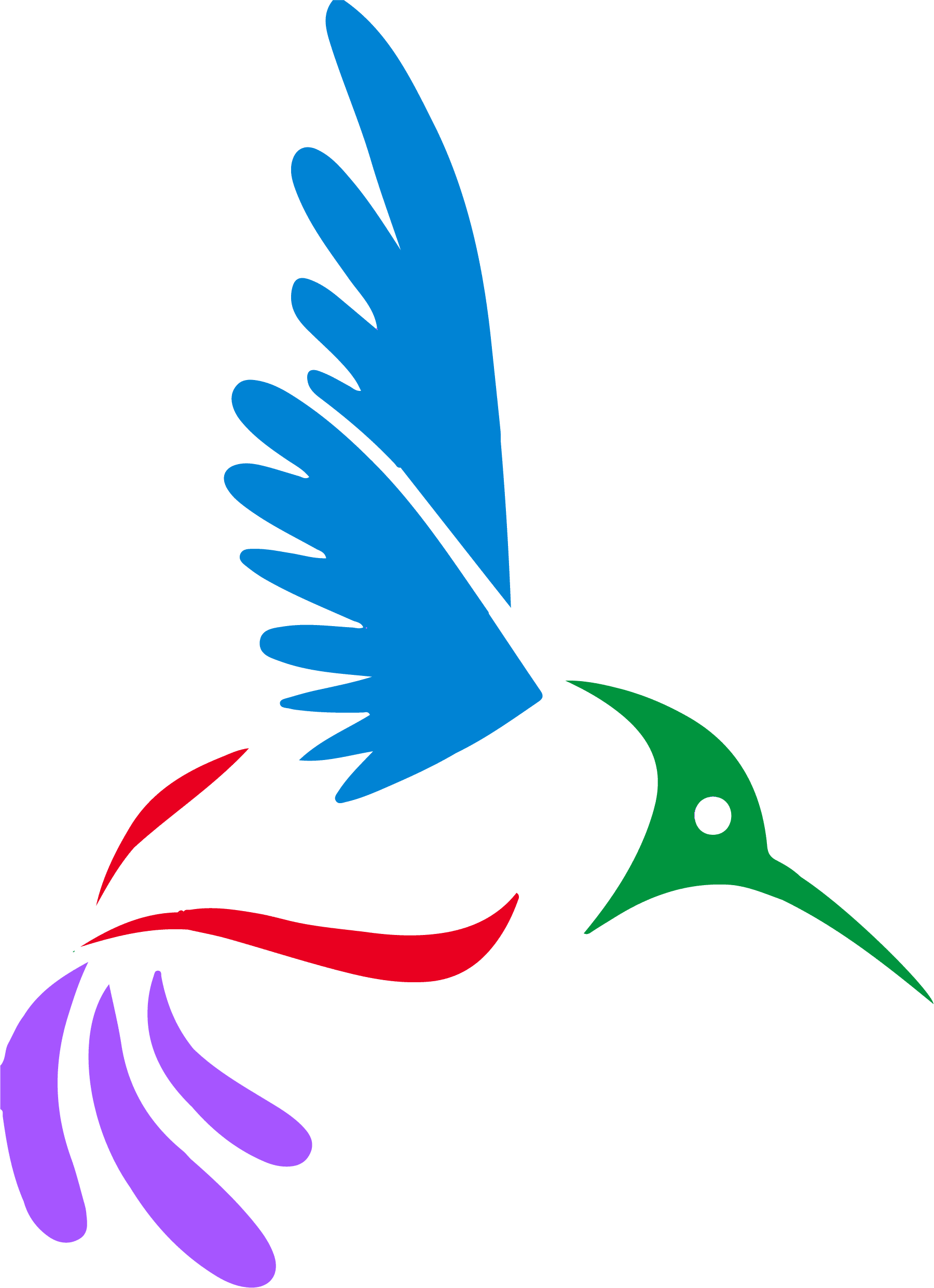 LTC Colored Bird PNG